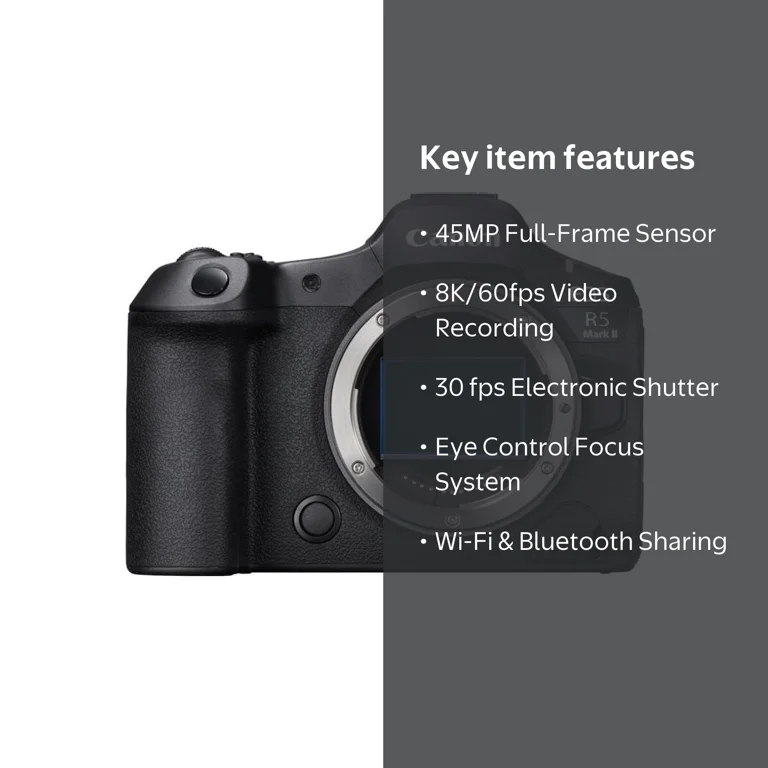 Canon, Digital Camera, EOS R5 Mark II, Mirrorless Full Frame