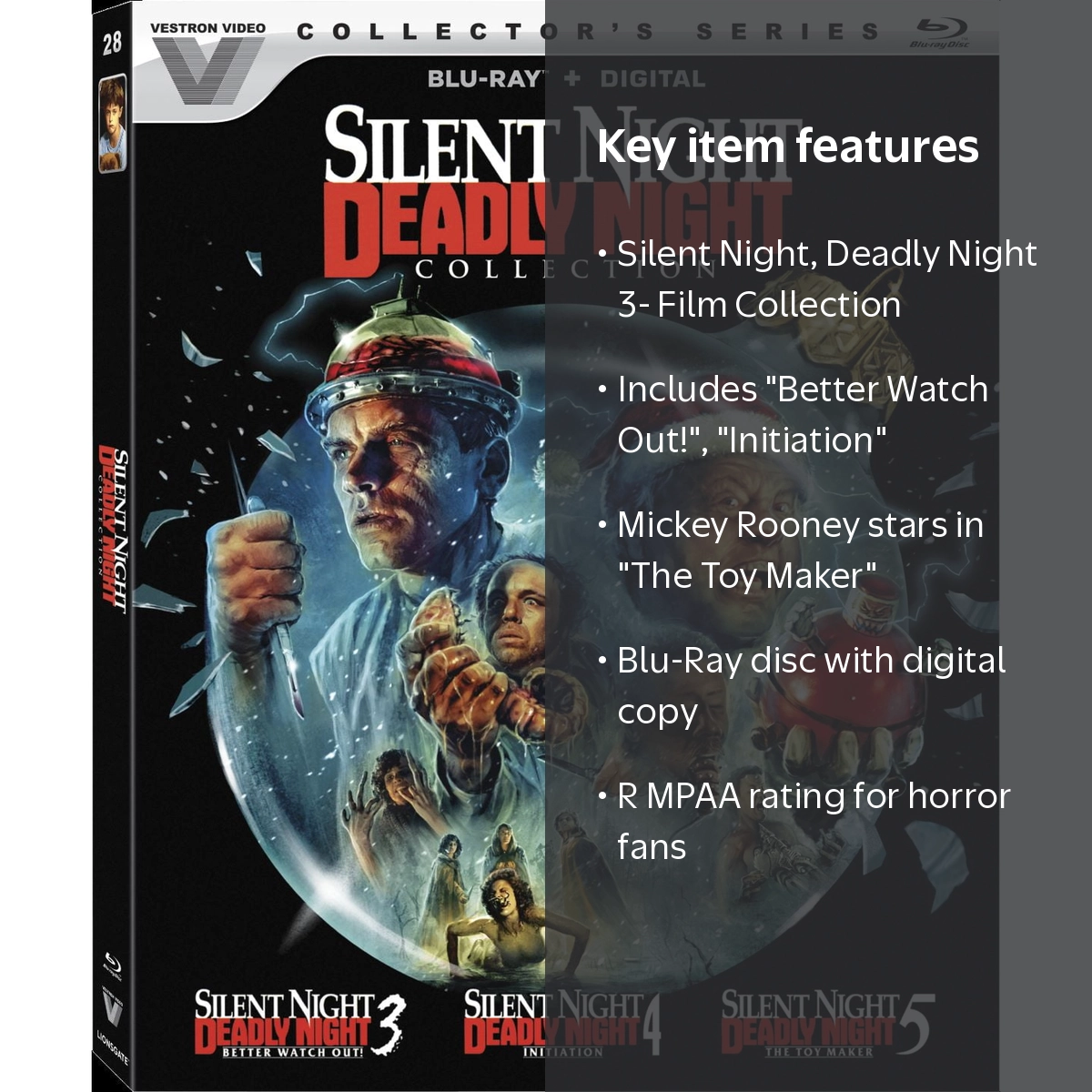 Silent Night, Deadly Night 3-Film Collection (Blu-Ray + Digital