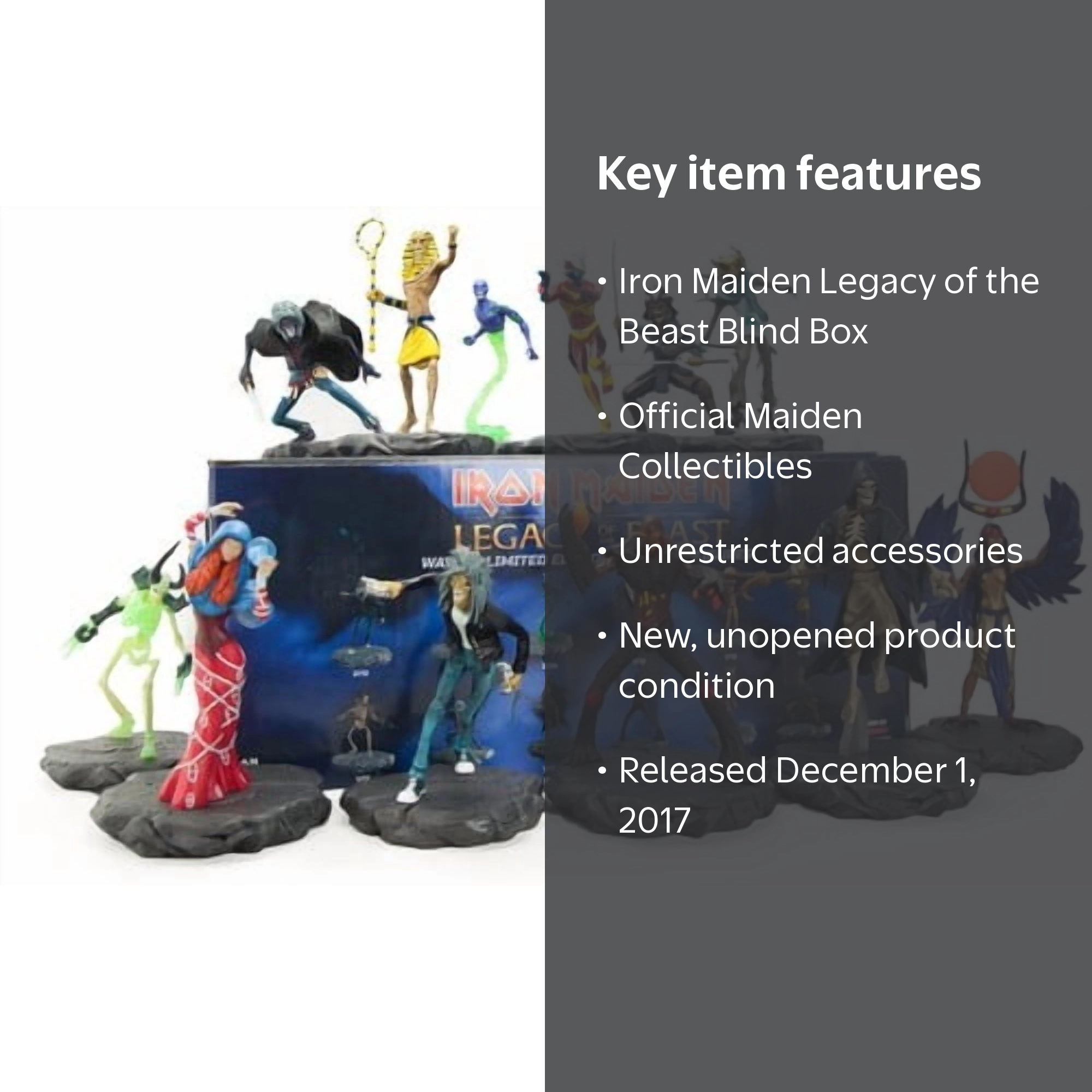 Iron Maiden, Legacy of the Beast Blind Box Set 1, Red - Walmart.com