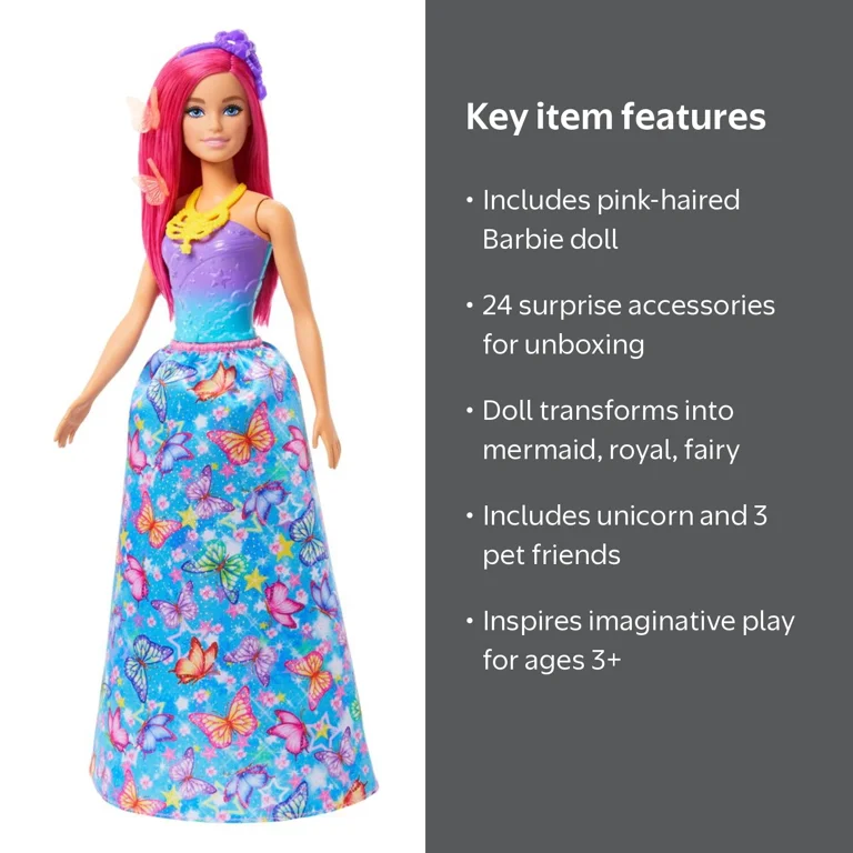 Barbie Advent Calendar with Doll & 24 Surprise Accessories