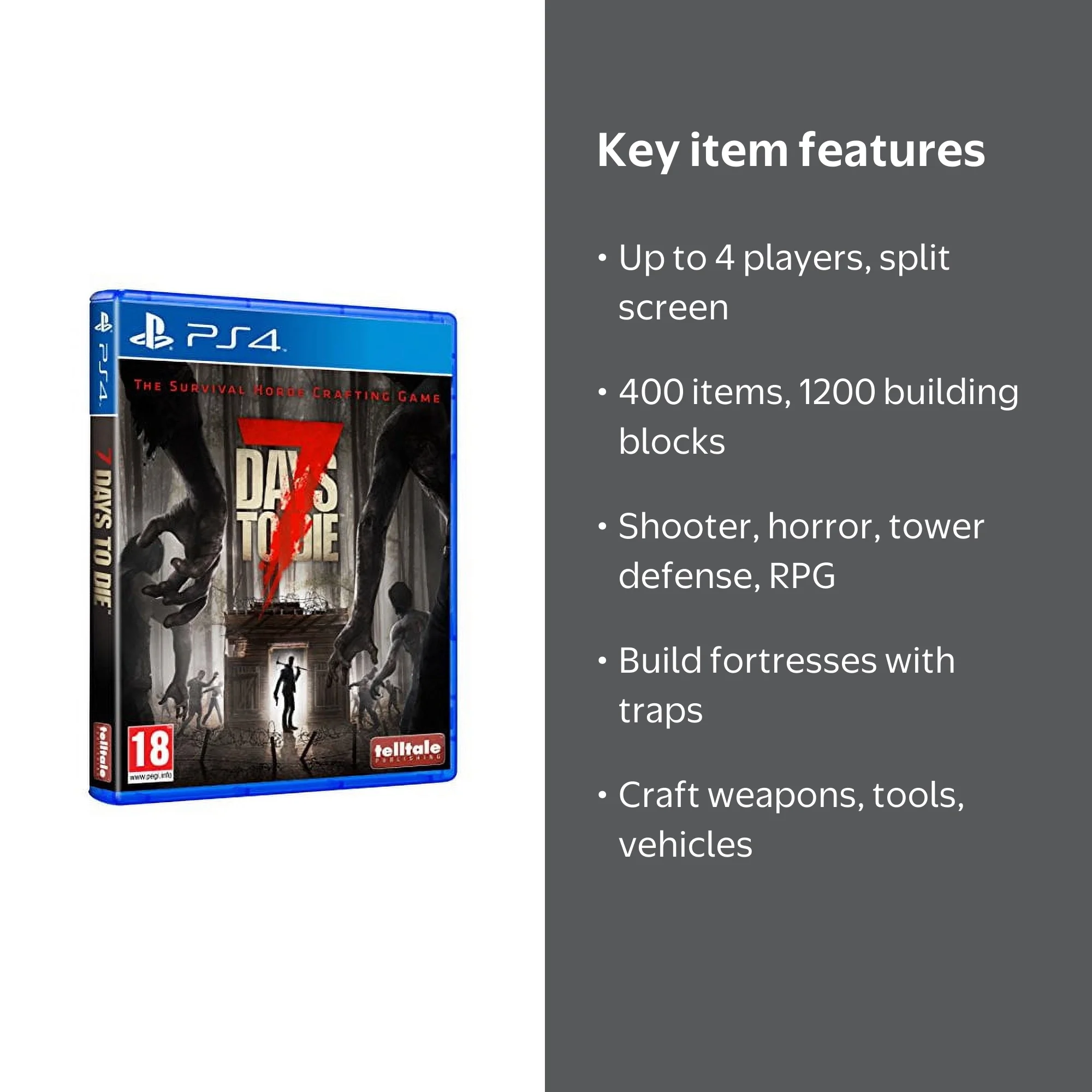 7 Days to Die (PS4) - Walmart.com