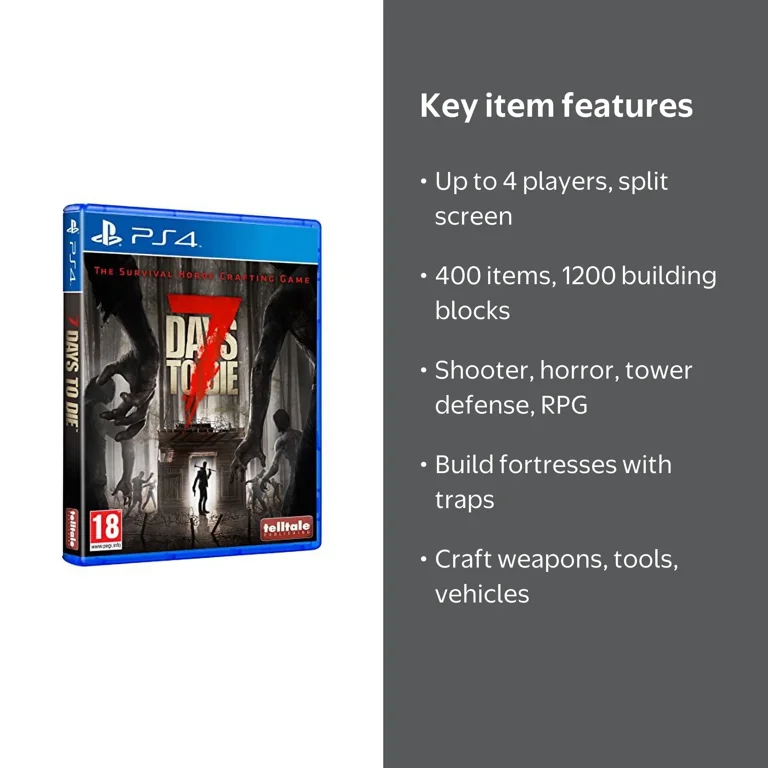 7 Days to Die (PS4) - Walmart.com