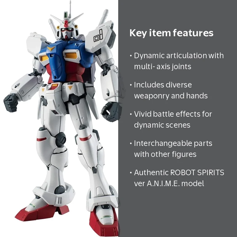 Tamashii Nations - Mobile Suit Gundam - RX-78GP01 GUNDAM GP01 Ver