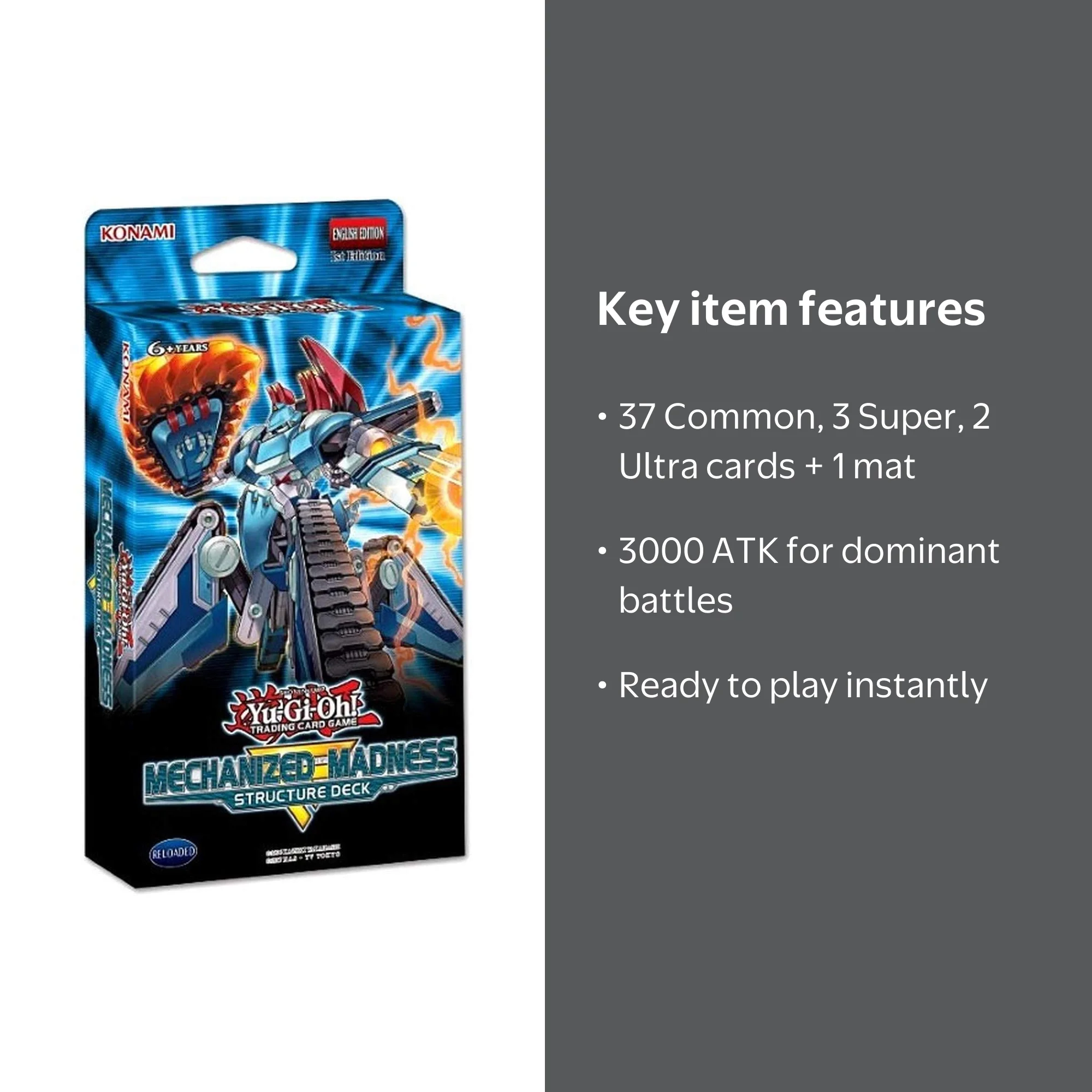 Yu-Gi-Oh! TCG: Mechanized Madness Structure Deck - Walmart.com