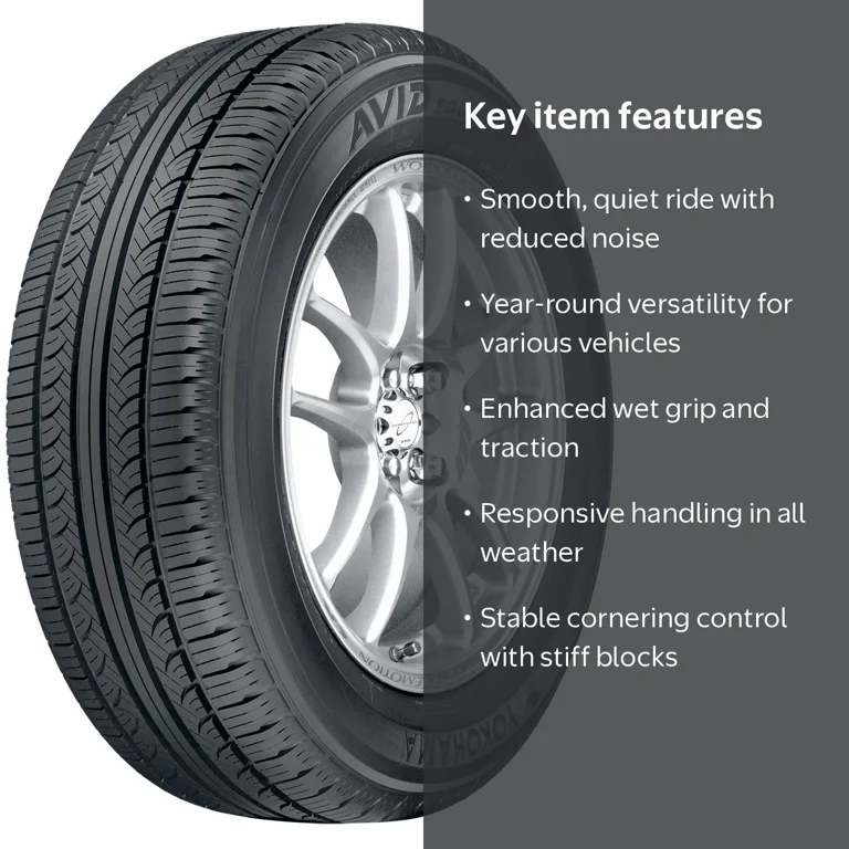 Yokohama Avid Ascend GT All-Season 225/65R17 102T Passenger Tire