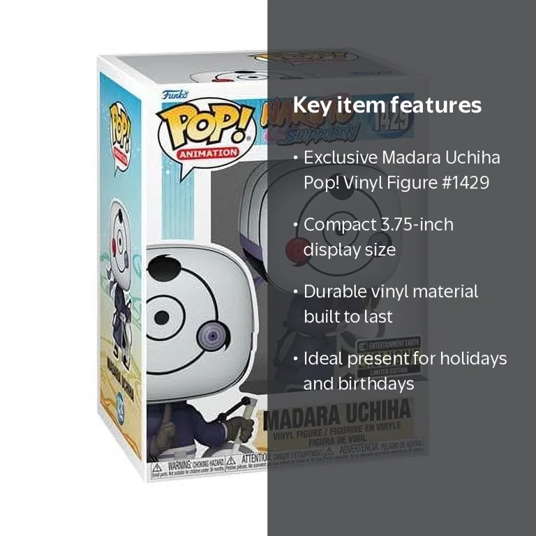 Funko Naruto: Shippuden Madara Uchiha Pop! Vinyl #1429 Exclusive