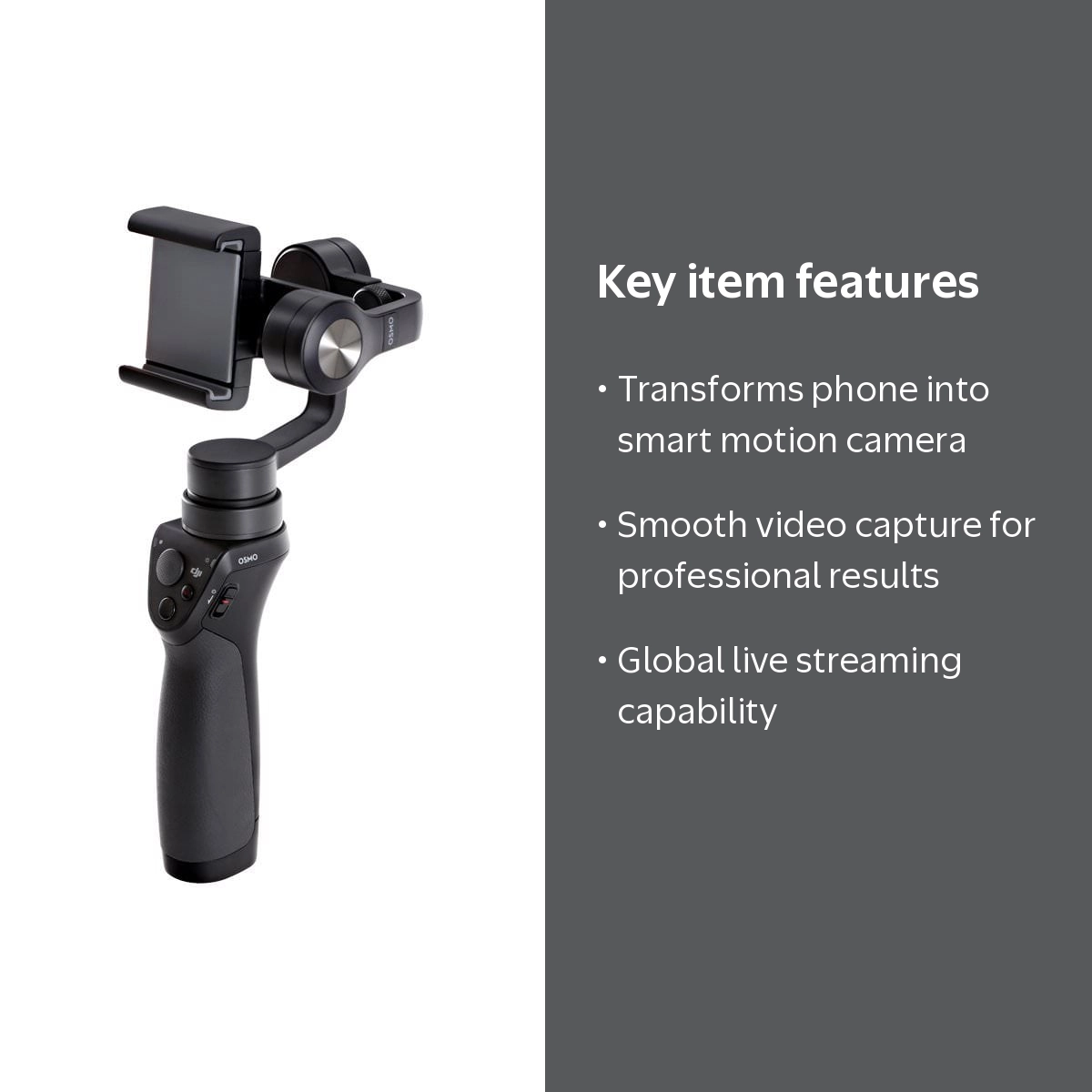 DJI Osmo Mobile CP.ZM.000449 Gimbal Stabilizer Camera for