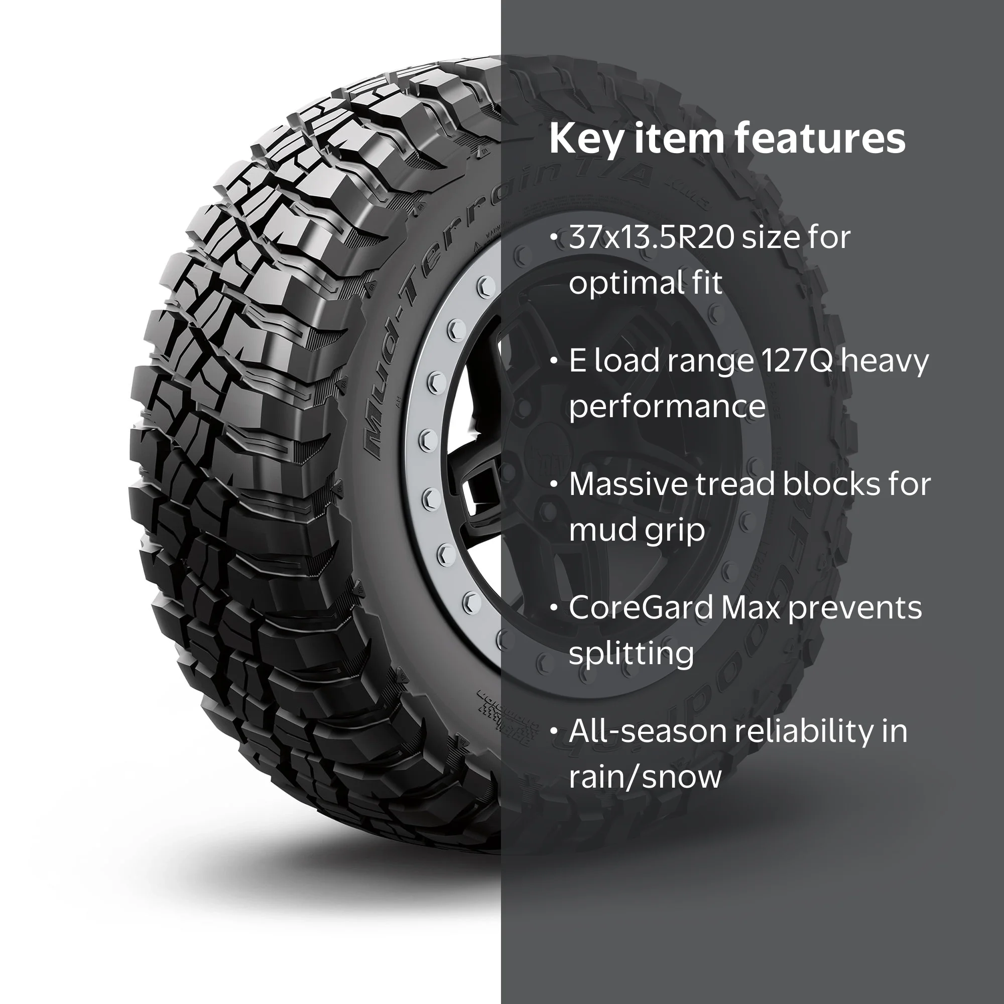 Free Shipping! BFGoodrich Mud-Terrain T/A KM3 Light Truck Tire
