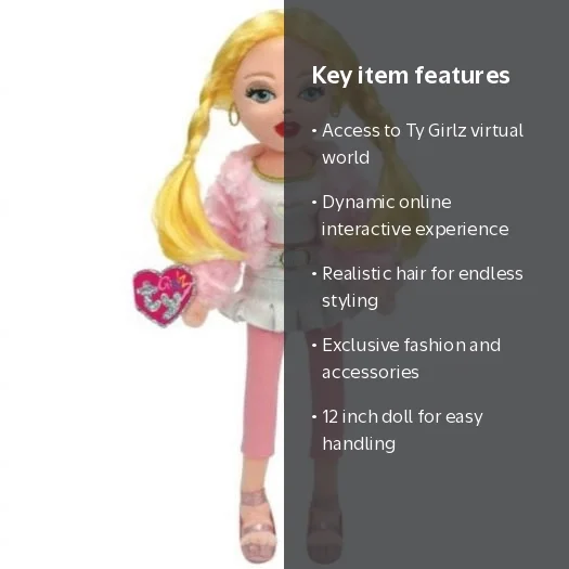 TY Girlz - LOVELY LOLA (12 inch) - Walmart.com