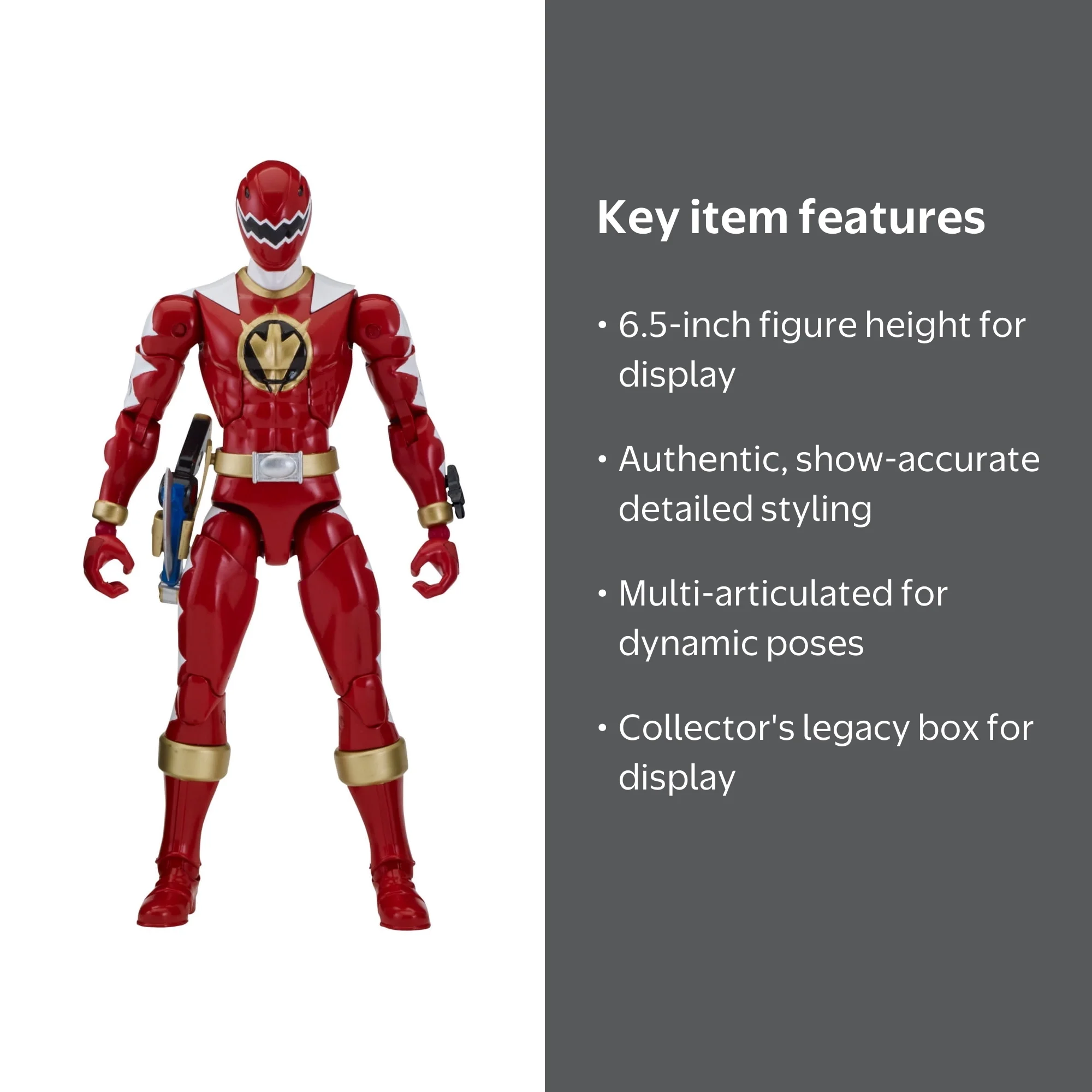 Bandai Power Rangers Legacy Collectable 6.5 inch Figure Dino