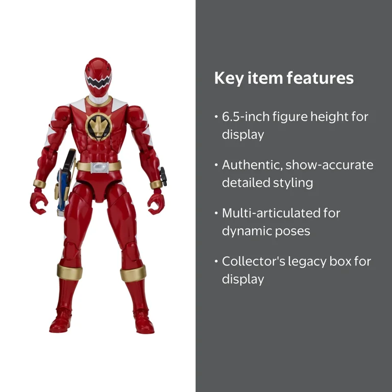Bandai Power Rangers Legacy Collectable 6.5 inch Figure Dino