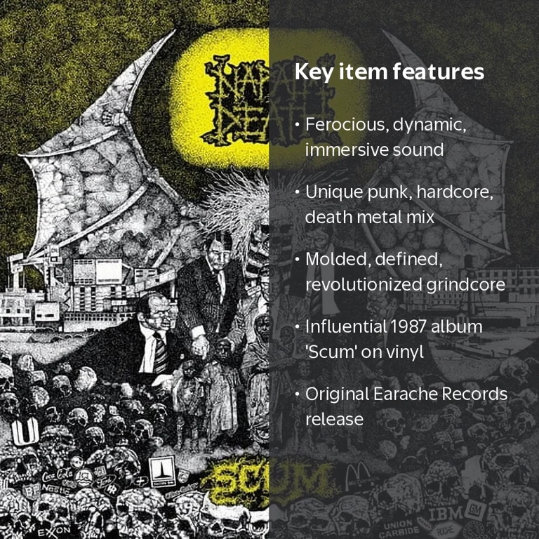 Napalm Death - Scum - Music & Performance - Vinyl - Walmart.com