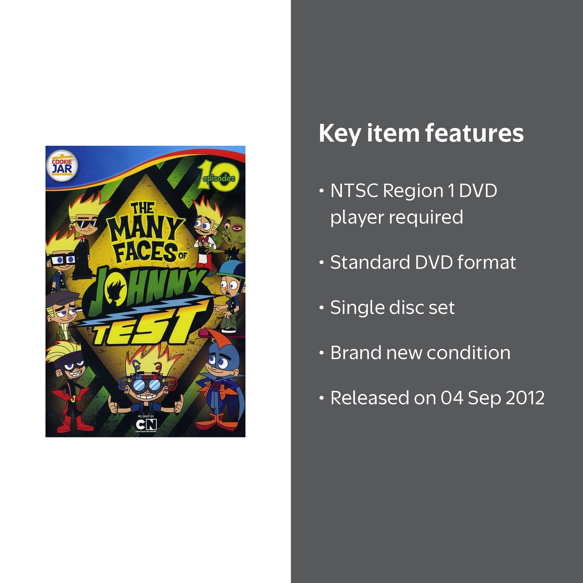 Many Faces of Johnny Test [DVD] - Walmart.com