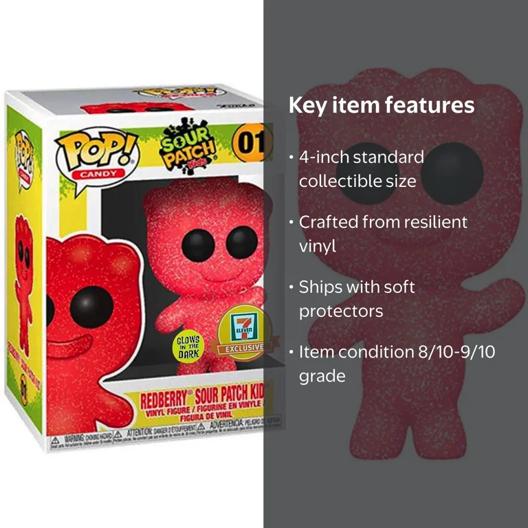 Funko 7 Eleven POP! Redberry Sour Patch Kid Vinyl Figure - Walmart.com