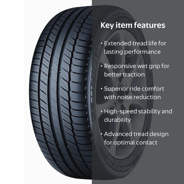 Michelin Primacy HP Summer 215/45R17 87W Tire - Walmart.com