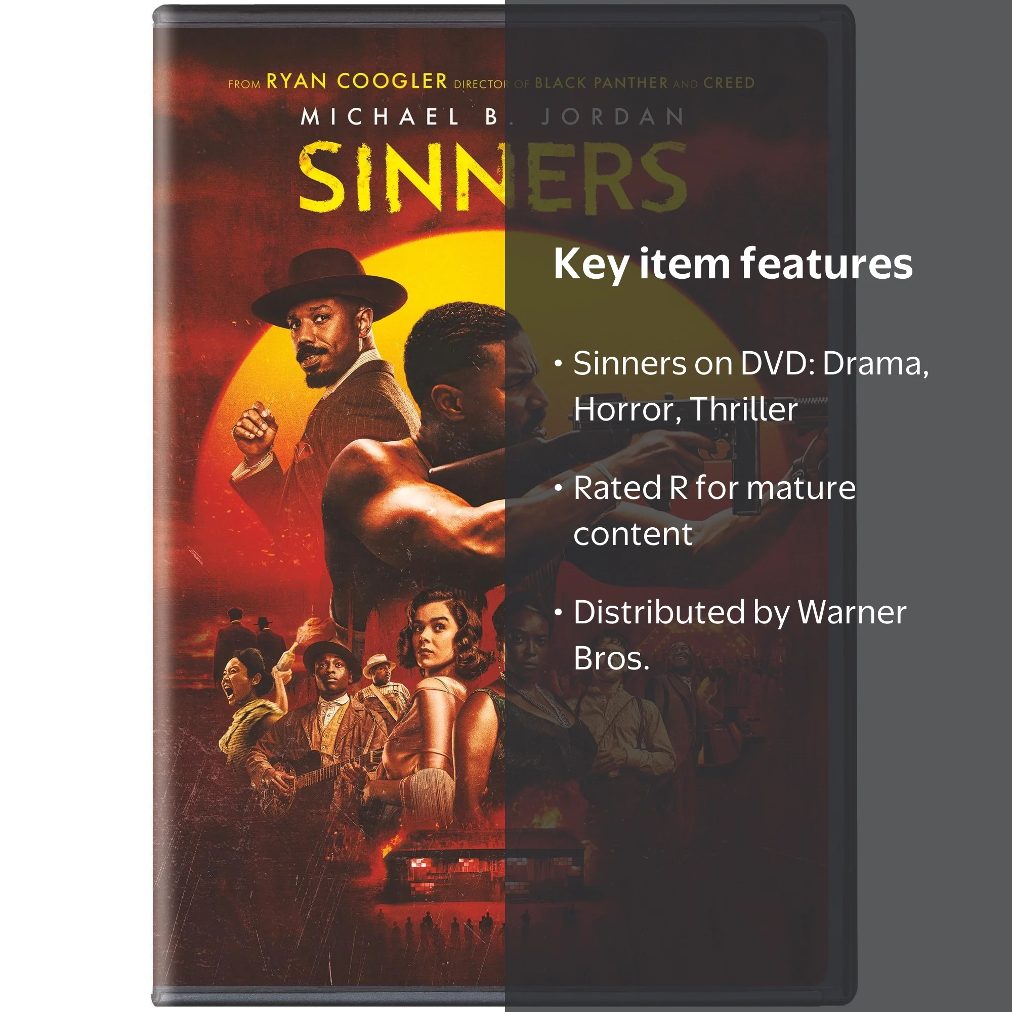 Sinners (DVD), Horror, Warner Bros. - Walmart Business Supplies