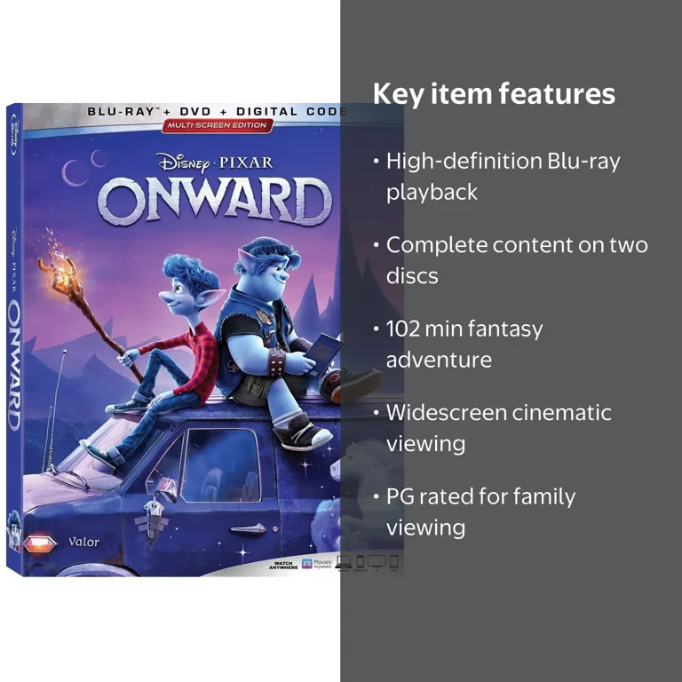 Disney Onward: New Animated Movie, Kids & Family, Original HD (Blu