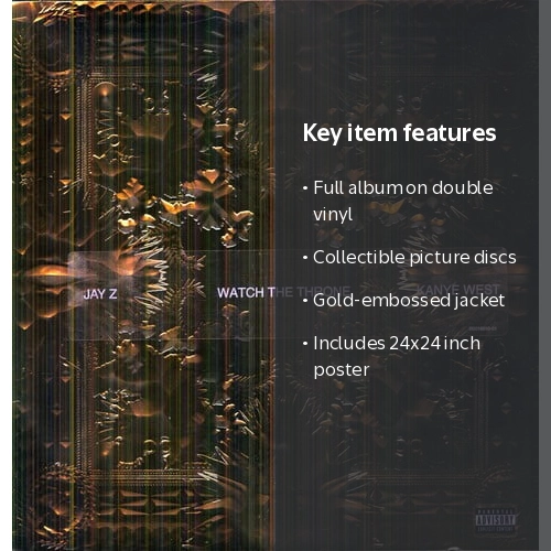 Jay-Z & Kanye West - Watch the Throne Special Edition Double Vinyl