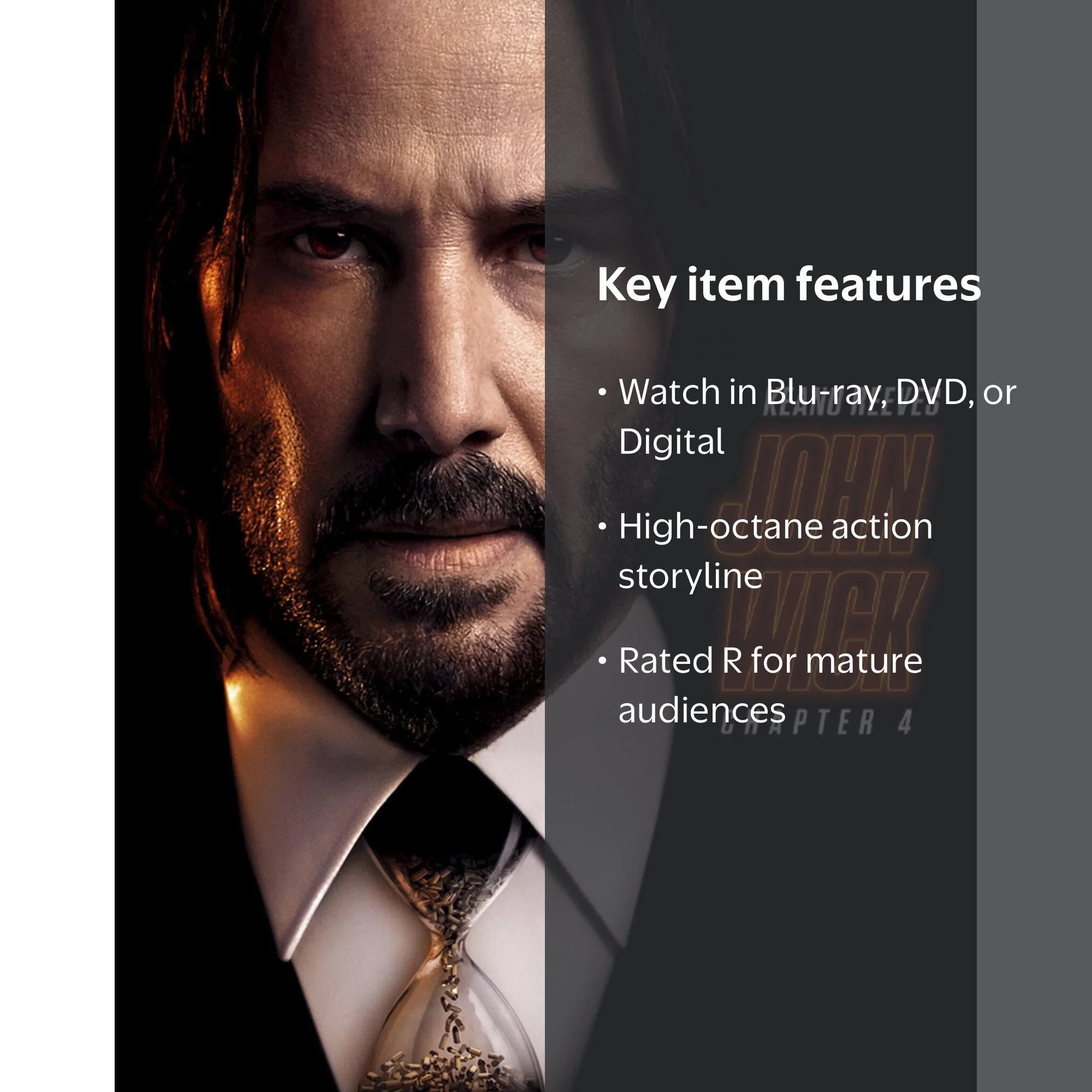 John Wick 4: Fourth Installment (Blu-Ray + DVD + Digital Copy