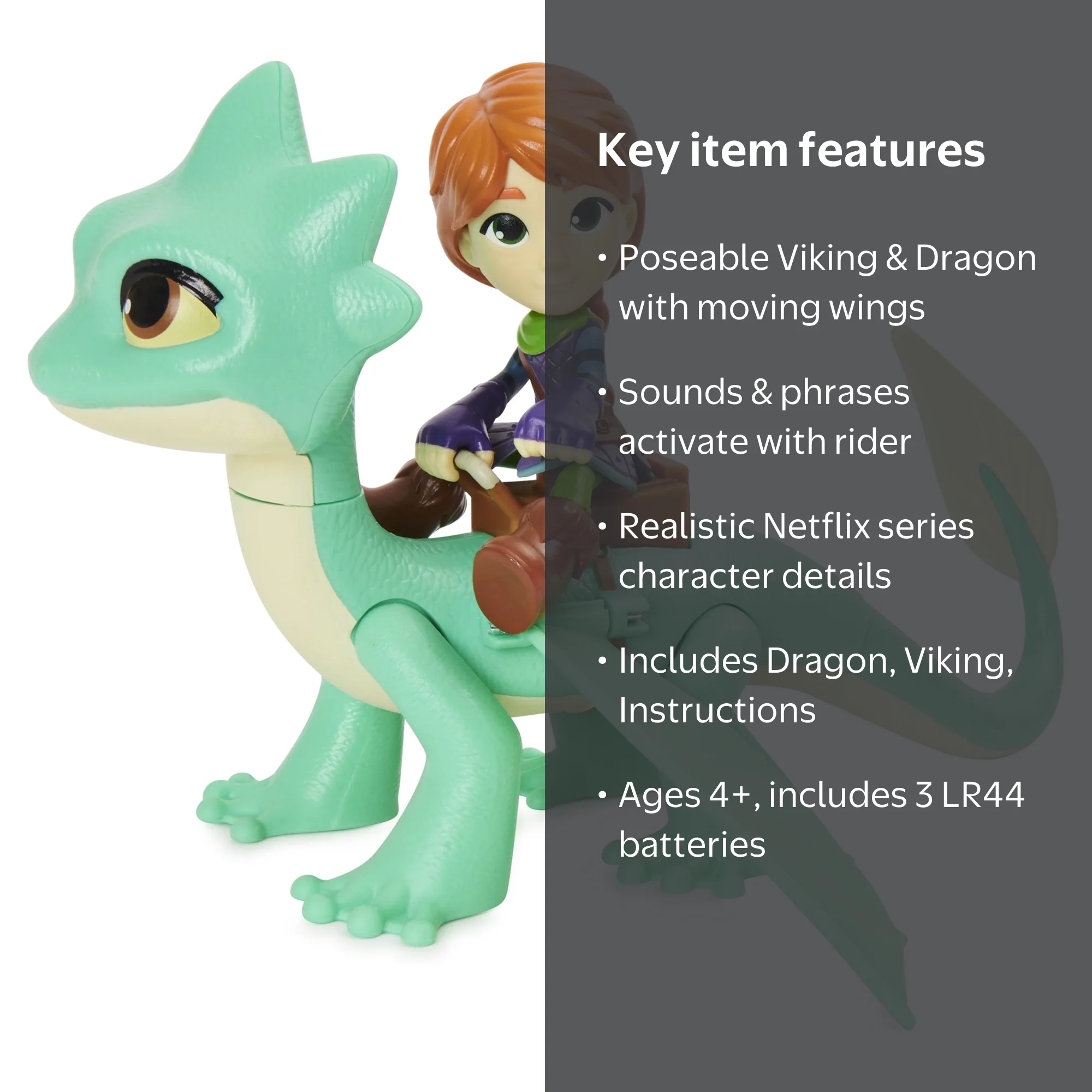 DreamWorks Interactive Dragon and Viking Figurines - Rescue Riders