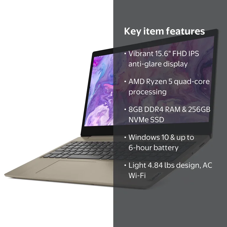 Lenovo IdeaPad 3, AMD Ryzen 5, 15