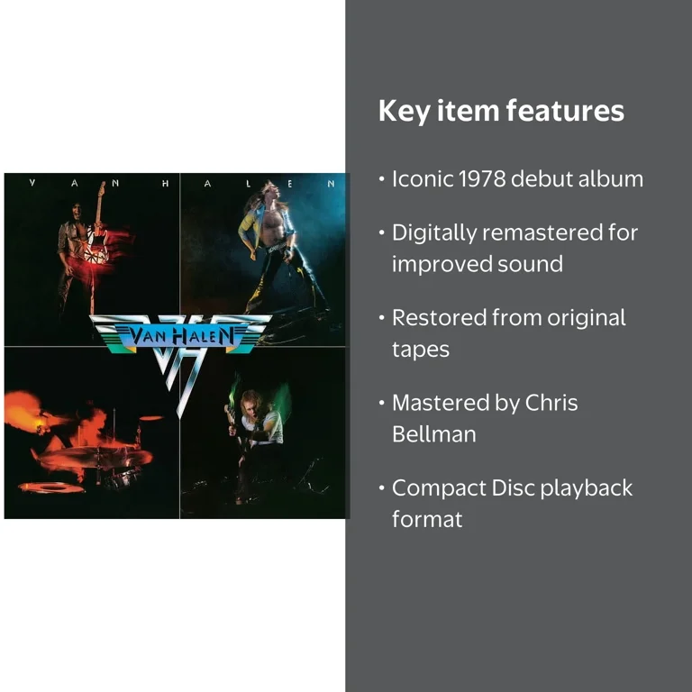 Van Halen - Van Halen - Music & Performance - CD - Walmart.com