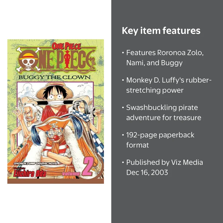 Eiichiro Oda, One Piece, Volume 2 Buggy the Clown, Paperback