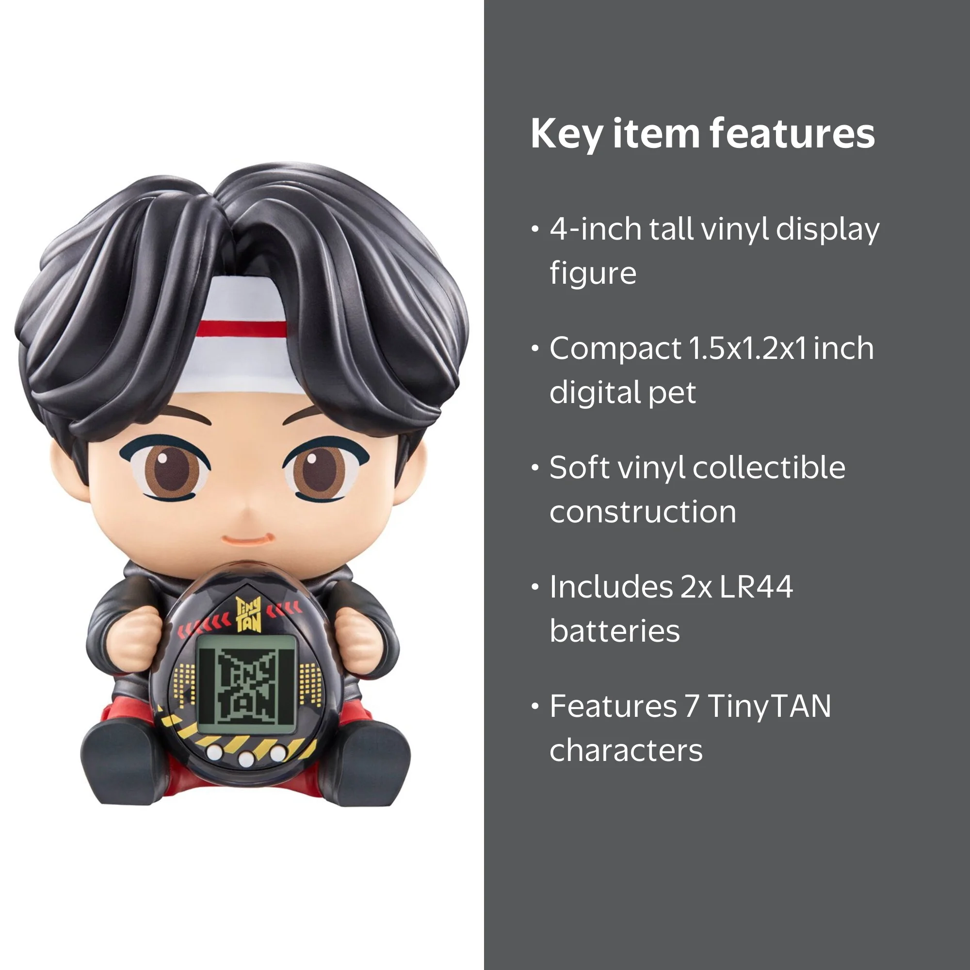 BTS TinyTAN Jin Hugmy Figure with Tamagotchi Nano - Walmart.com