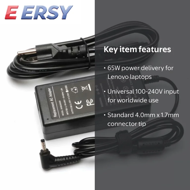 45W AC Charger for Lenovo Chromebook N22 N23 N42 N24 N22-20 N42-20