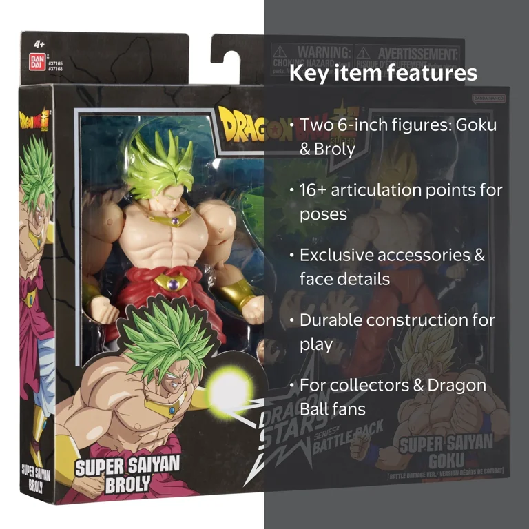 Dragon Ball, Battle Pack, Super Saiyan Goku vs Broly, Action