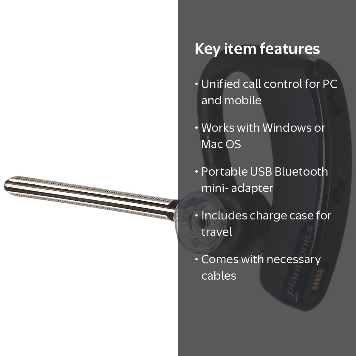 Plantronics Voyager Legend UC B235-M Wireless Bluetooth 3.0