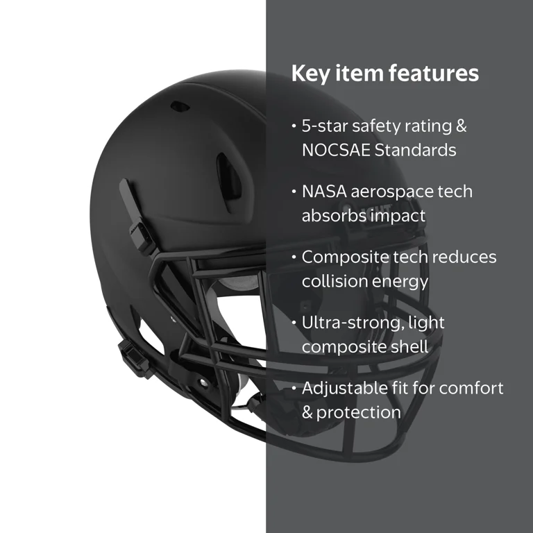 black football helmet maroon star 2026 Schutt F7 Air Youth Helmet, Matte / Medium No helmet can prevent head NFL Helmet Collection Part III: