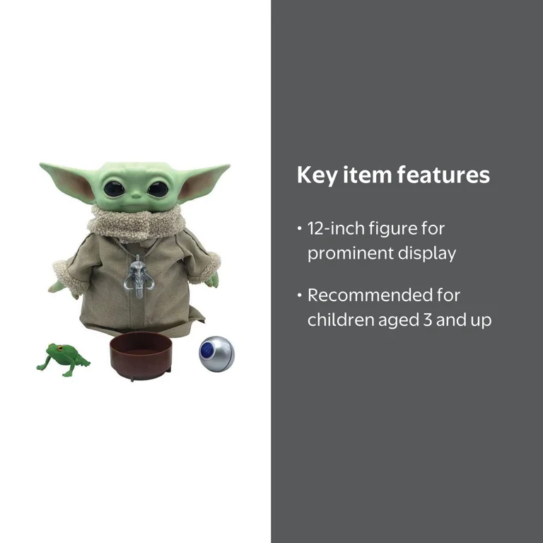 Star Wars The Child Baby Yoda The Mandalorian with 4 Accessories
