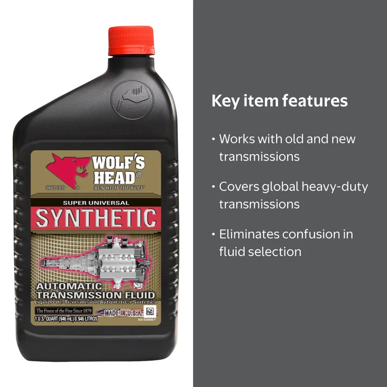 1piu1uguale3✖️WOLF' S HEAD WOLF'S HEAD, Automatic Transmission Fluid, 836-92866-56, Pack of