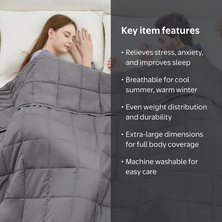 Heavy Blanket For King Size Weighted Blanket Dimensions Teler, King Size Weighted Blanket, 80"x87", 20lb, Gray Microfiber 