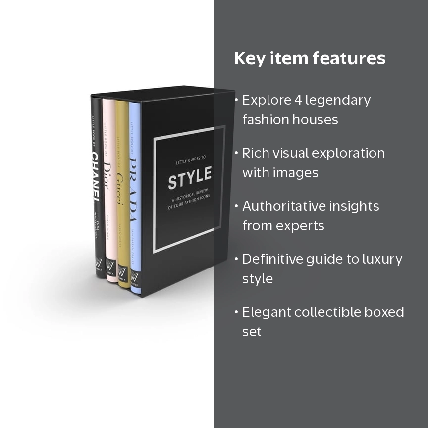 Little Guides to Style 4冊セット Emma Baxter-Wright, Little Books of Fashion, Book 17, Collectible