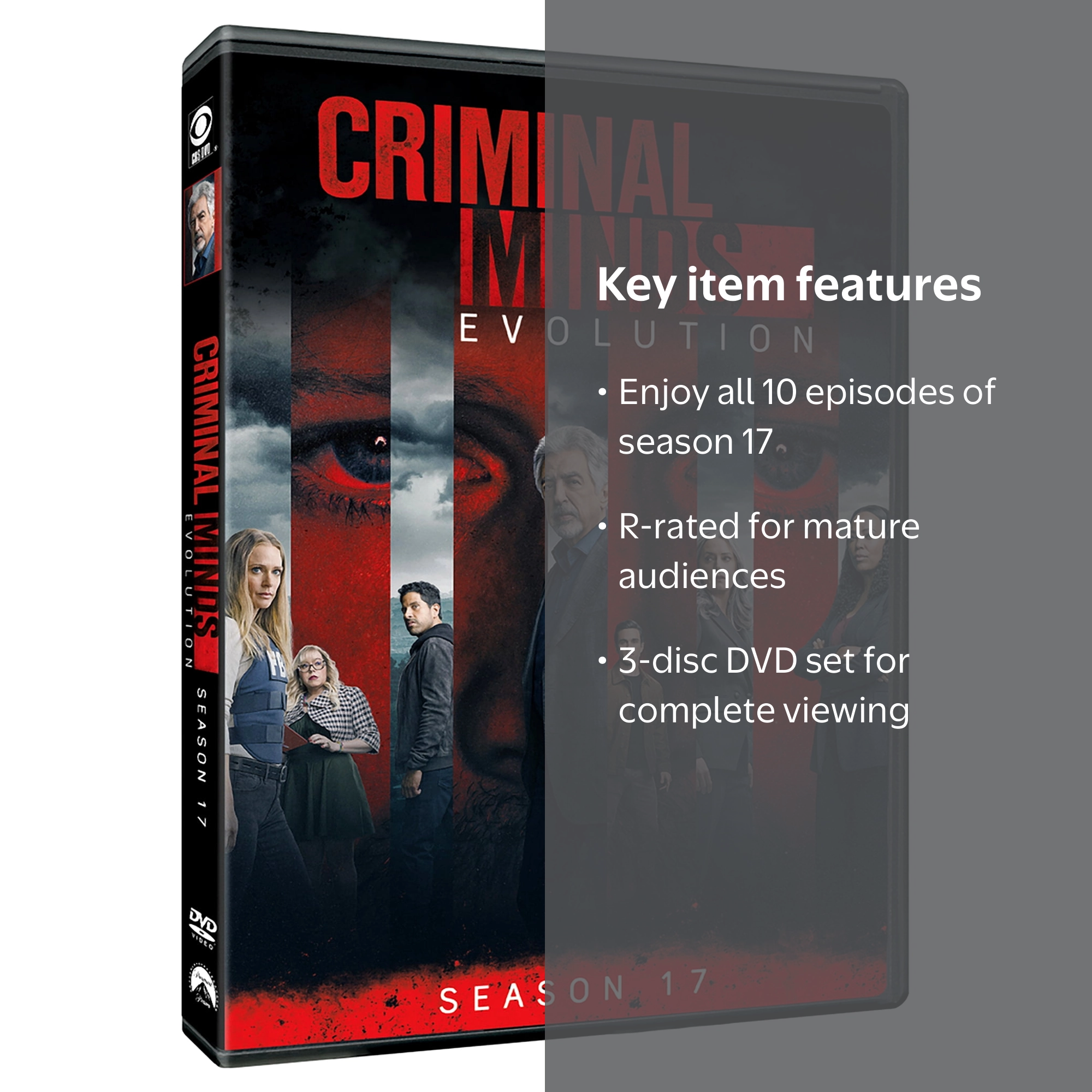 Criminal Minds: Evolution: Season 17 (DVD), CBS Mod, Drama