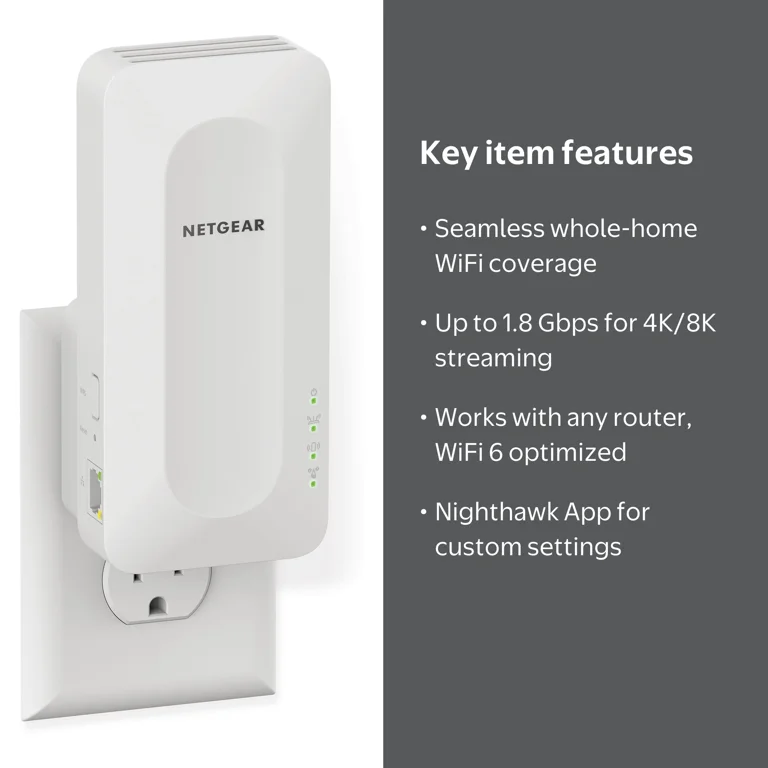 netgear booster box WiFi Mesh Range Extender (EX5000) ideal for HD streaming Netgear Ax1800 WiFi 6 Wallplug