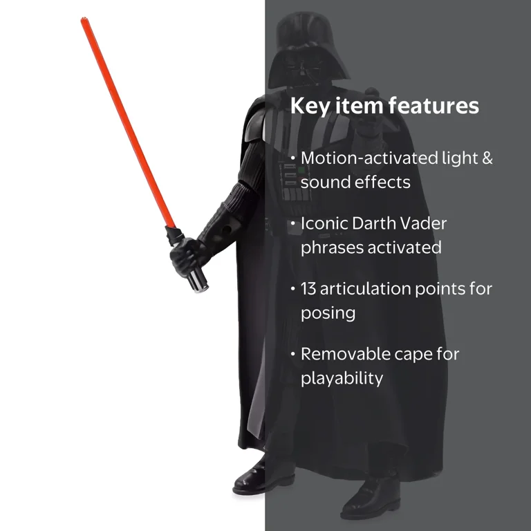 Star Wars Power Force Darth Vader Talking Action Figure with