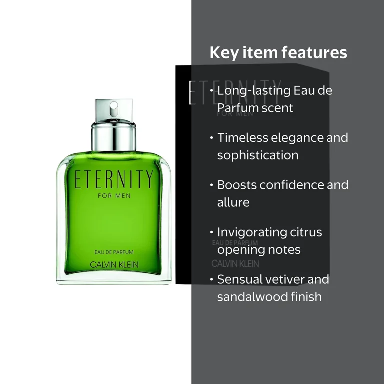 CK ETERNITY FOR MENエタニティフォーメンオードトワレ200ml Calvin Klein, Eternity Eau de Parfum for Men, 200 ml - Walmart.com