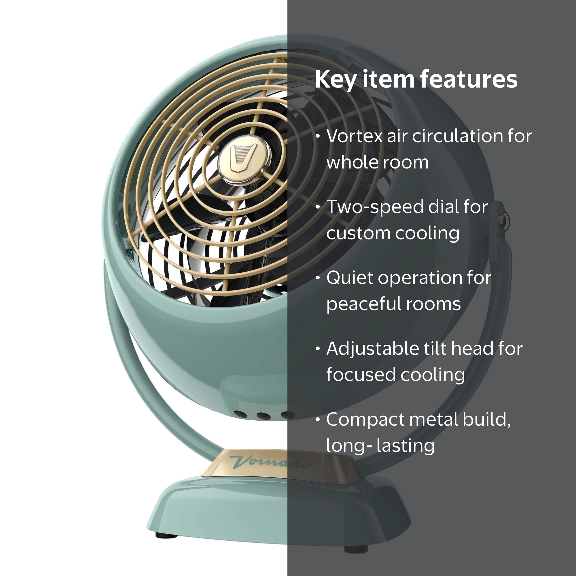 Vornado, VFAN Jr. Vintage Air Circulator, 6.13