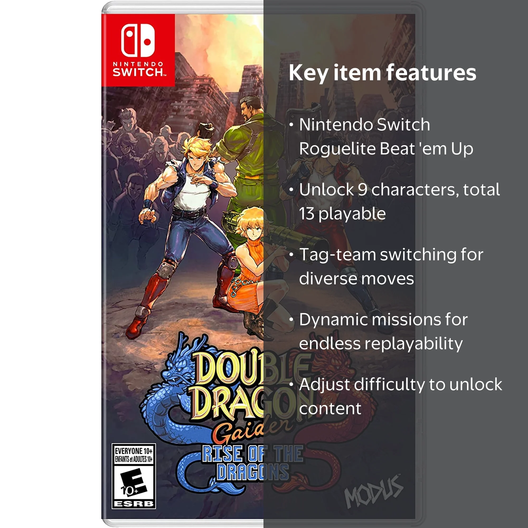 Double Dragon Gaiden: Rise of the Dragons for Nintendo Switch
