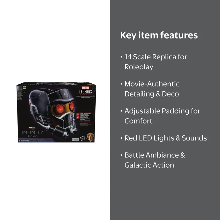 Marvel Legends Series Star-Lord Articulated Premium Electronic