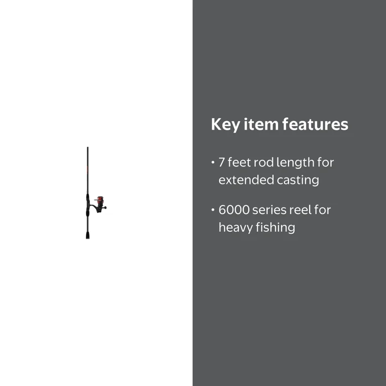 black max 7 medium heavy baitcast combo Abu Garcia Abu Garcia BMAX3/701MH Fishing Rod and Fishing Reel Combo, Feet, Power Sports, Fitness & Outdoors The Anti Abu Garcia Black Max Spinning