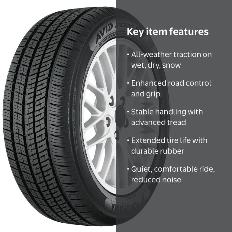 Yokohama, Passenger Tire, 195/65R15 91S, All Season Grip and