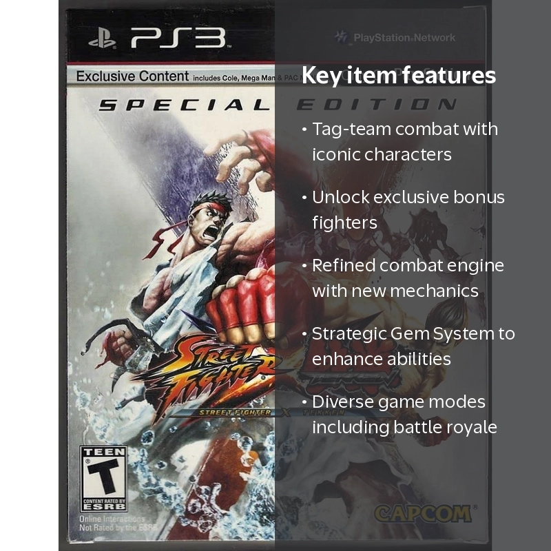 Street Fighter X Tekken: Special Edition, Capcom, PlayStation 3