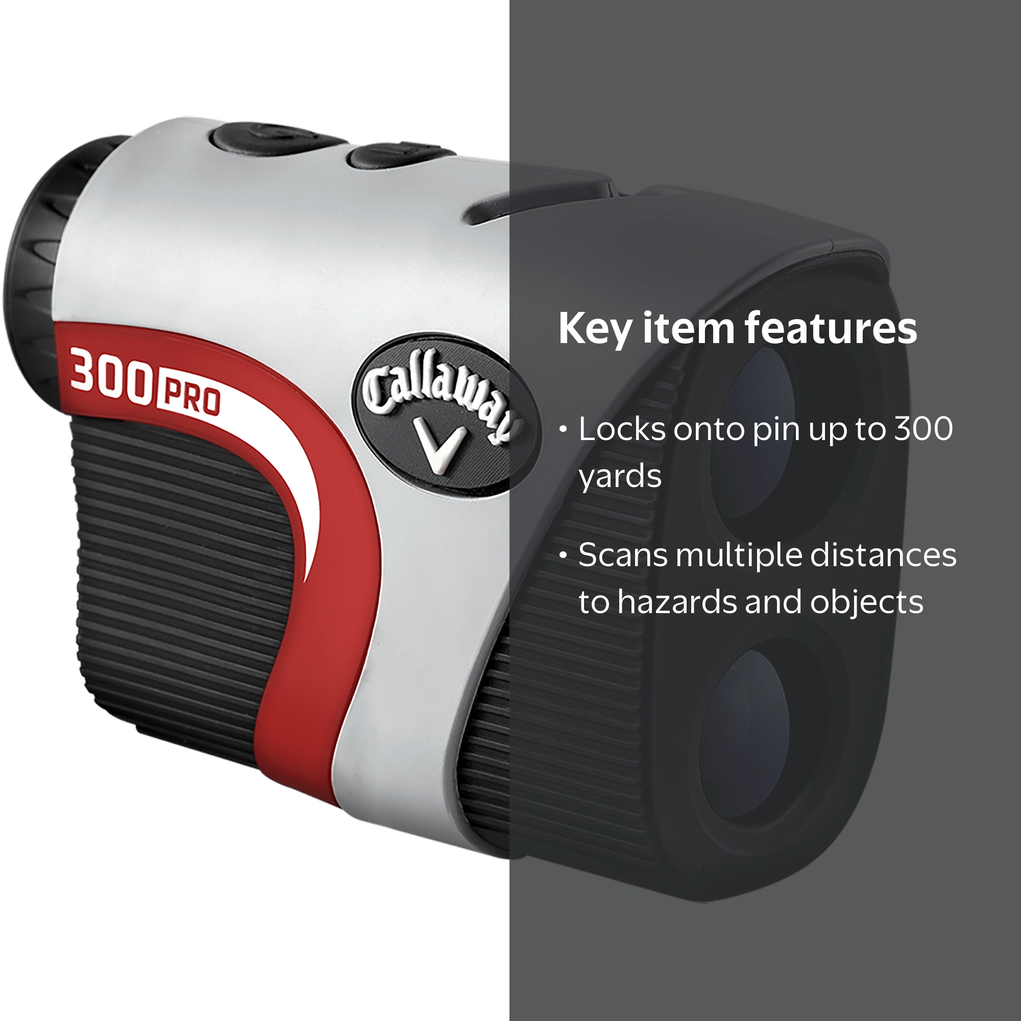 Callaway, Golf Rangefinder, 300 Pro Laser with Slope Adjustment