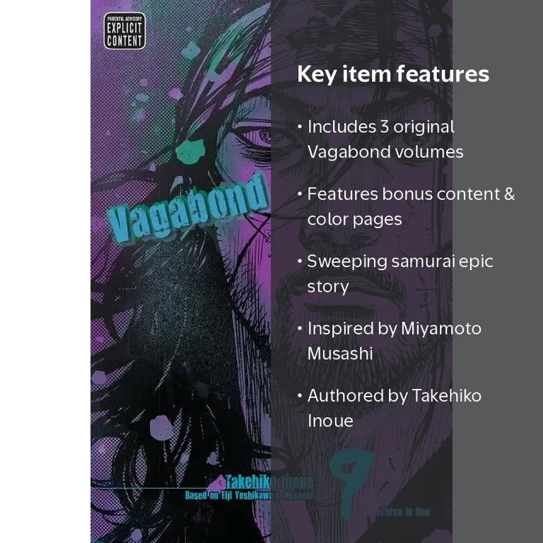 Takehiko Inoue, Manga, Vagabond Vizbig Edition Vol. 9, Book 9