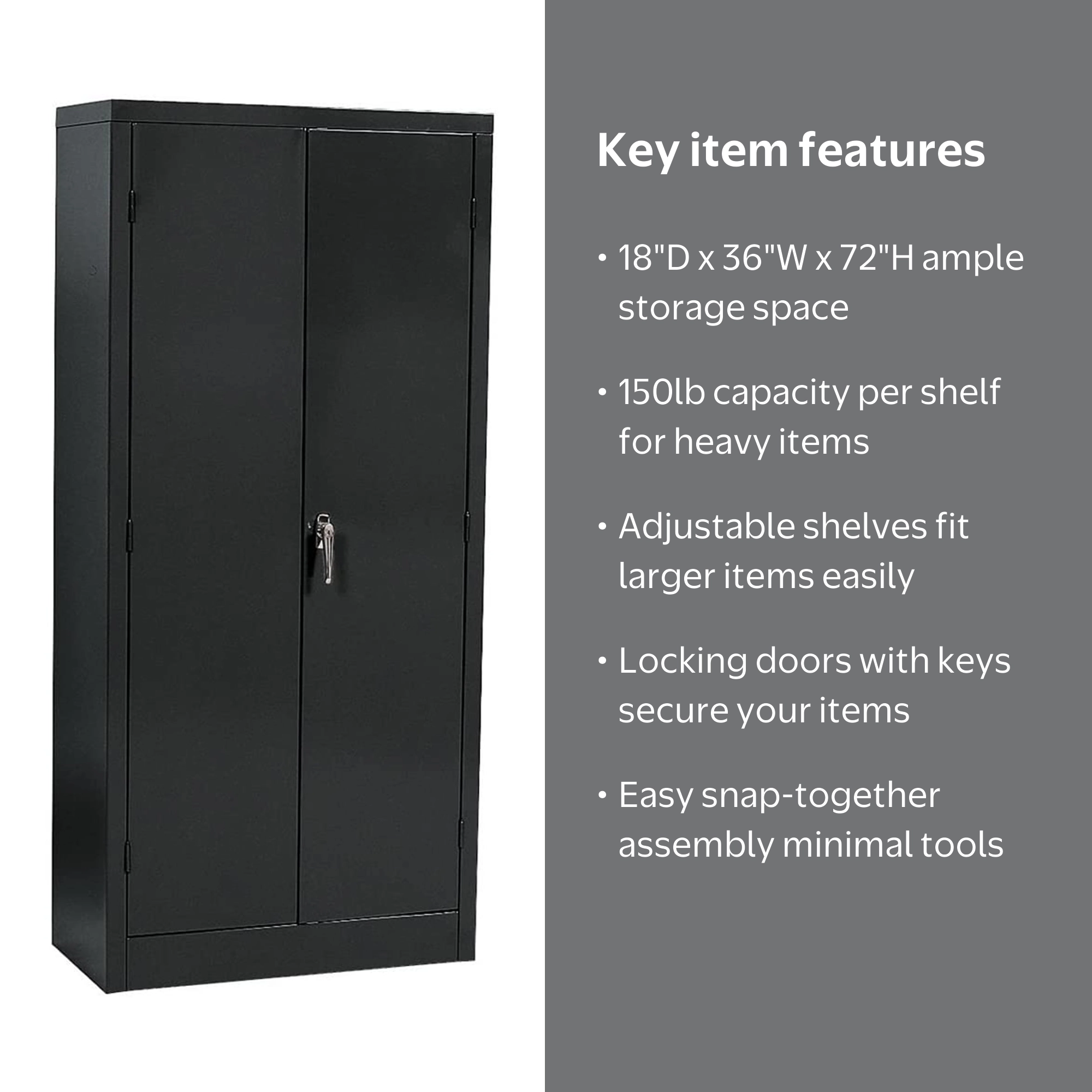 Free Shipping! Sandusky Lee 72 Inch Locking Storage Cabinet w/ 4