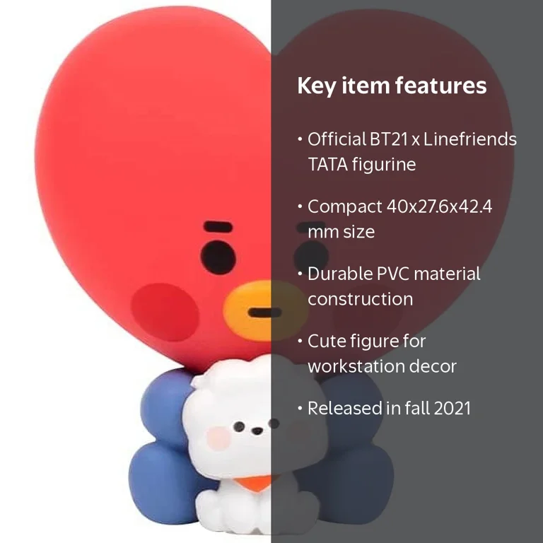 BT21 Baby Monitor Figure 42.4mm TATA PVC Figurine & Knick-Knack